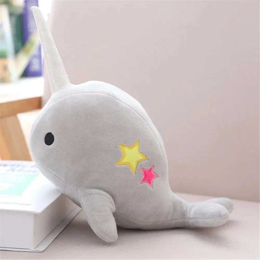 Narwhal Whale Star Plush Toy Animals - Tophatter Daily Deals