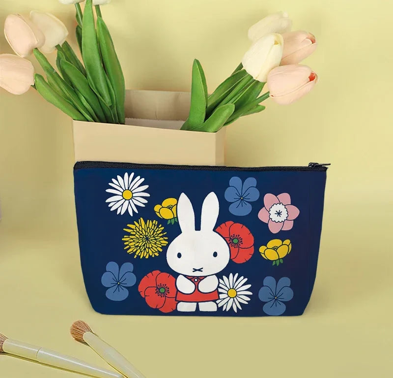 MIffy Makeup Bag Mid Blue Animals - Tophatter Daily Deals