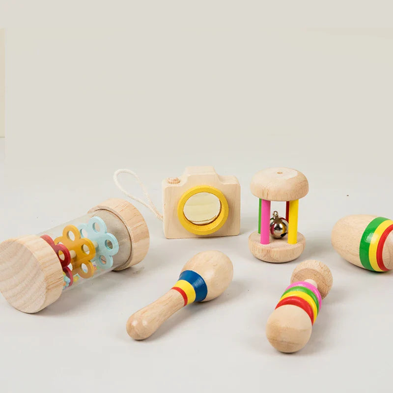 Musical Rattle Set With Xylophone Newborn Sensory Toys - Tophatter Daily Deals