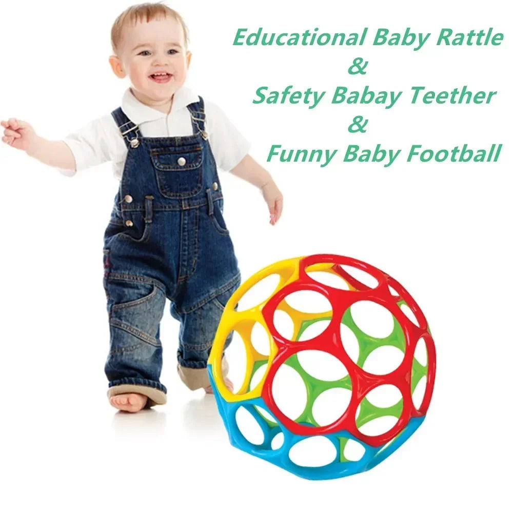 Baby Rattle Teether Ball Newborn Sensory Toys Soft Safe - Tophatter Daily Deals