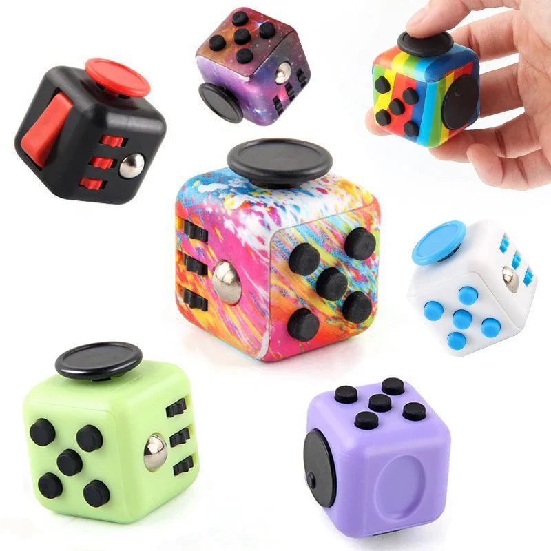 Fidget Cube Stress Relief Toy Sensory Dice For Focus - Tophatter Daily Deals