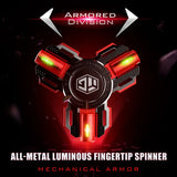Glow Fidget Spinner Alloy EDC Long Spin Stress Relief - Tophatter Daily Deals
