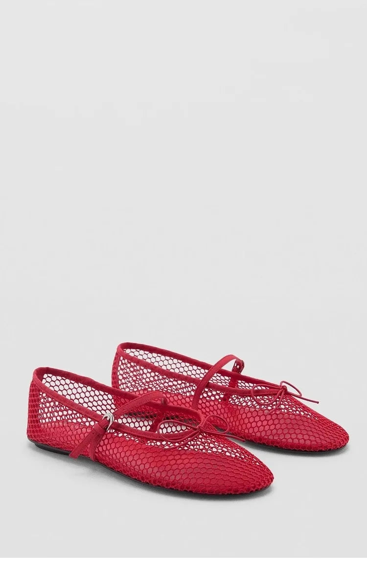 Breathable Women’s Ballet Flats - Mary Jane, Mesh, Summer - Tophatter Daily Deals