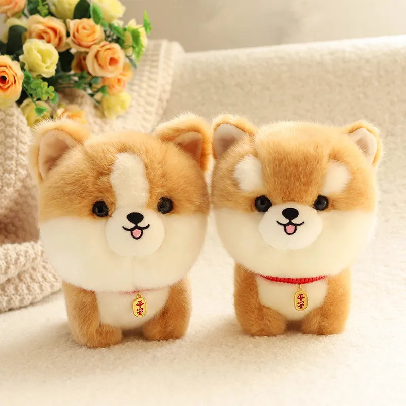 Corgi Dog Plush Toy Stuffed Animal Shiba inu ChowChow Yorkshire Bichon Husky Plush Animals - Tophatter Daily Deals