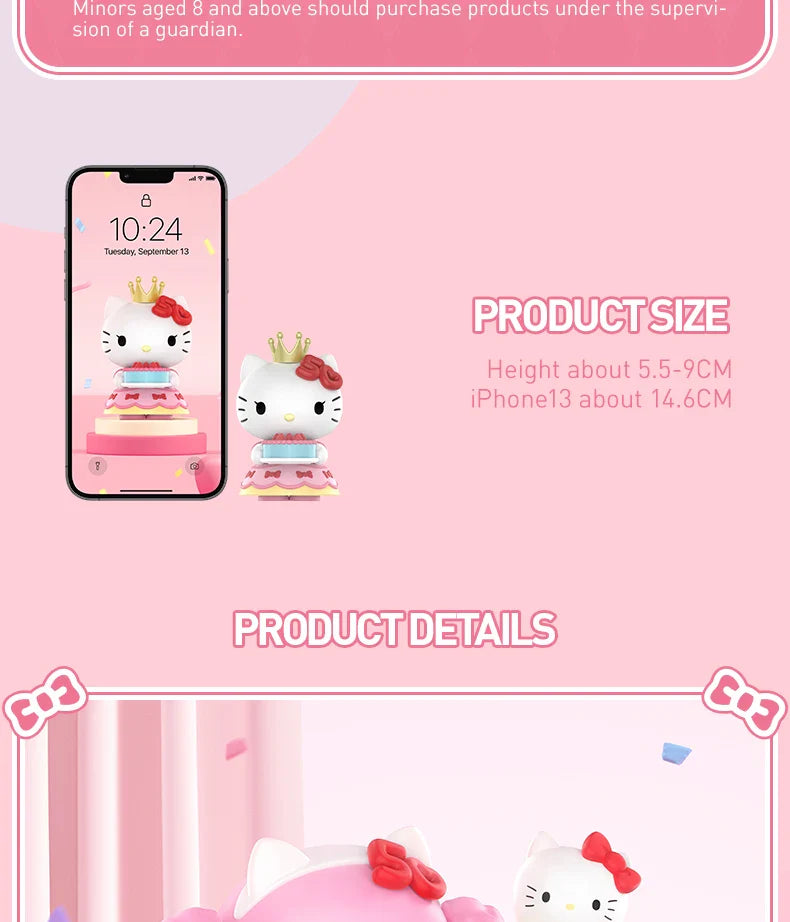 Genuine Pop Mart Sanrio Characters Hello Kitty 50th Anniversary Series Figures Blind Box Anime - Tophatter Daily Deals