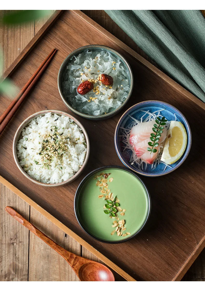 Rice Bowl 4.5 Inch Ceramic Japanese Bowl Fall 2025 Gift - Tophatter Daily Deals