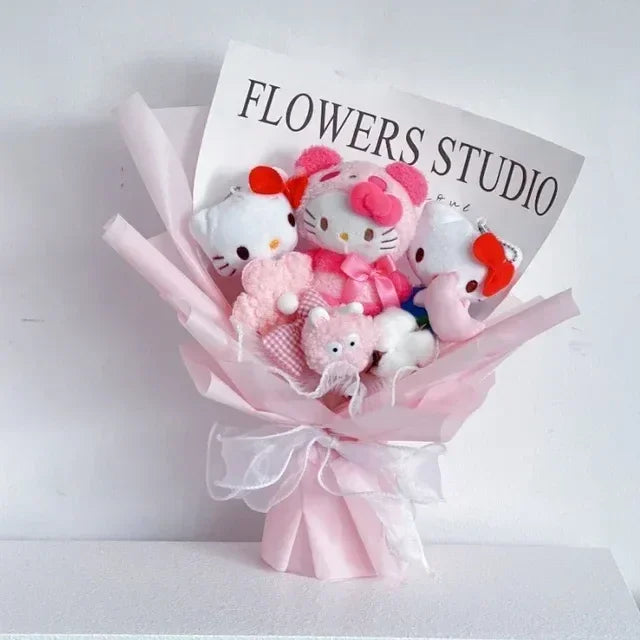Sanrio Gift Plush Flower Bouquet Hello Kitty (Pink) Anime - Tophatter Daily Deals