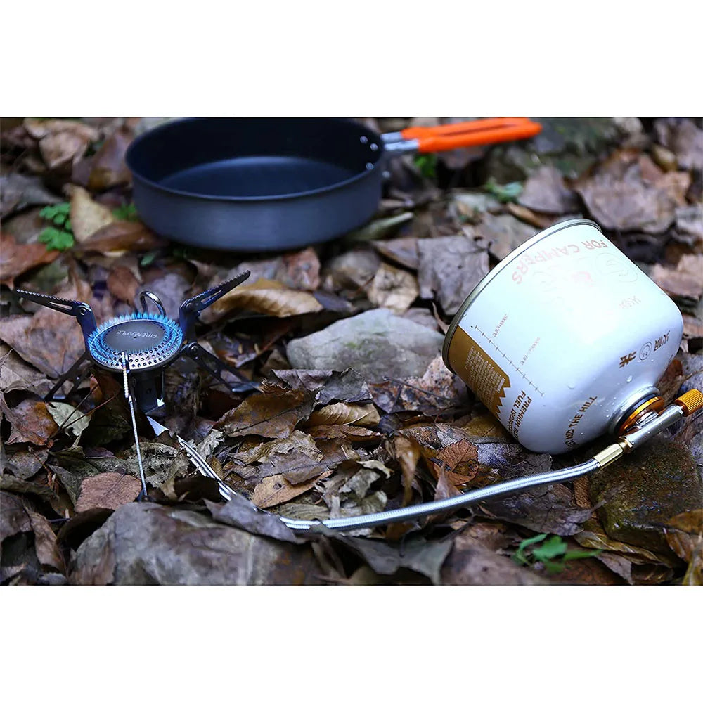 Titanium Blade 2 Camping Gas Stove Silver Camp Cooking - Tophatter Daily Deals
