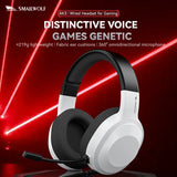 Gaming Headset Wired Lightweight With Omnidirectional Mic - Tophatter Daily Deals