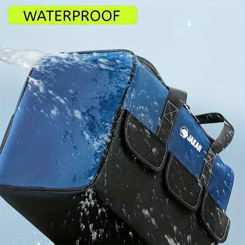 Heavy-Duty Canvas Tool Storage Bag Blue Duffel Bags - Tophatter Daily Deals