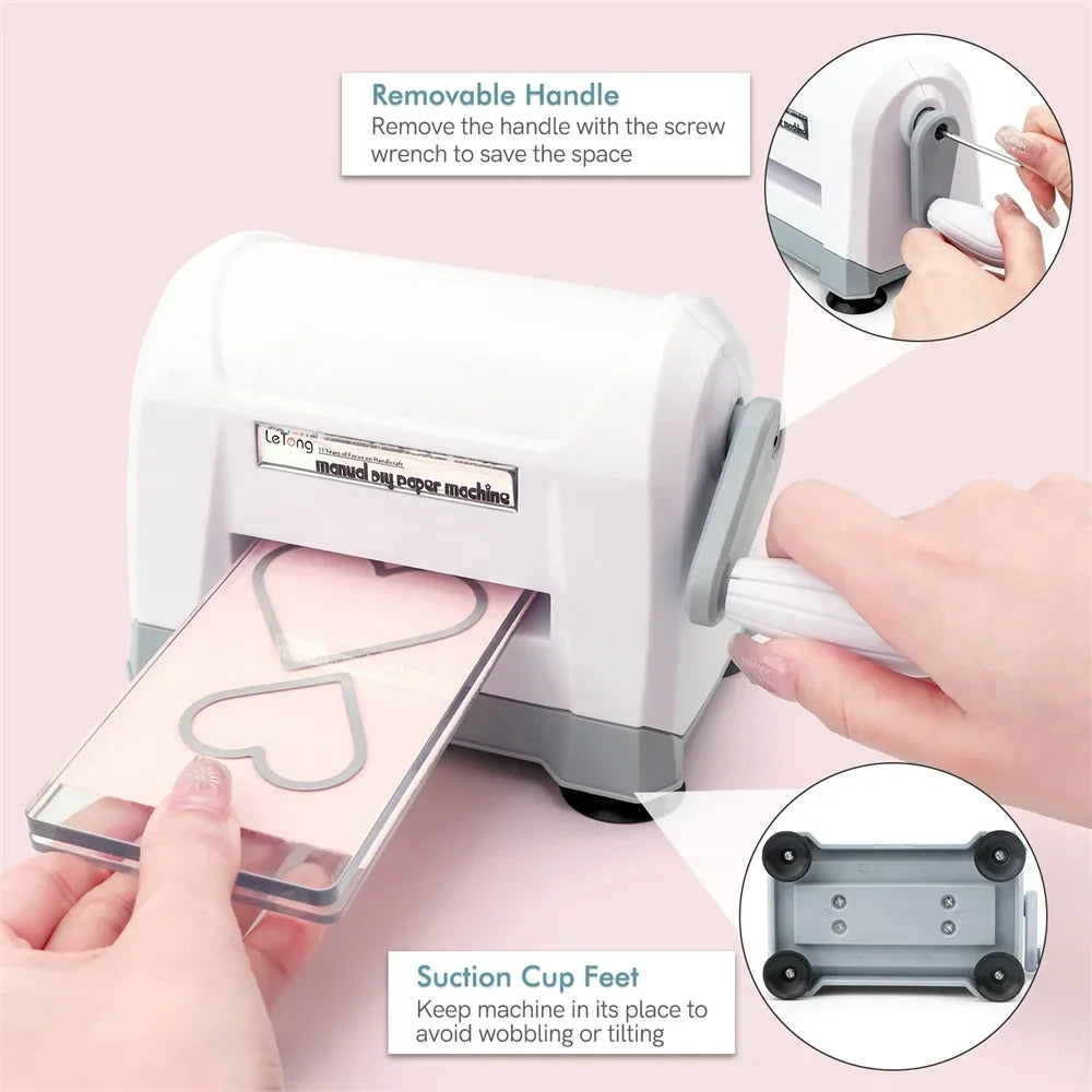 Mini Die Cutting Machine Portable Paper Embossing Tool - Tophatter Daily Deals