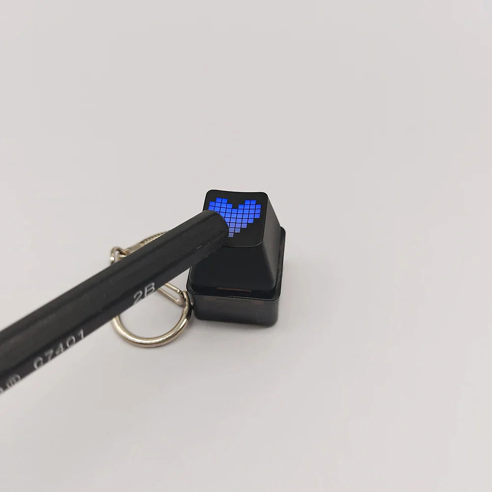 Mechanical Keyboard Keychain RGB Mini Tester Stress Toy - Tophatter Daily Deals
