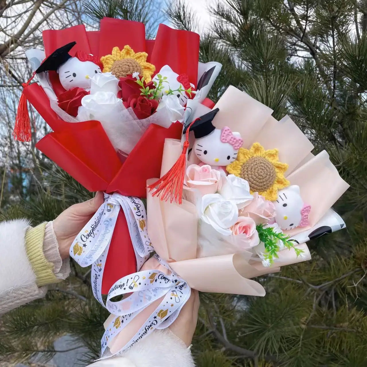 Sanrio Hello Kitty Plush Bouquet Flowers Flowers - Tophatter Daily Deals