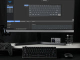 Mechanical 60 Percent Hot Swap Keyboard Aluminum RGB Hall - Tophatter Daily Deals