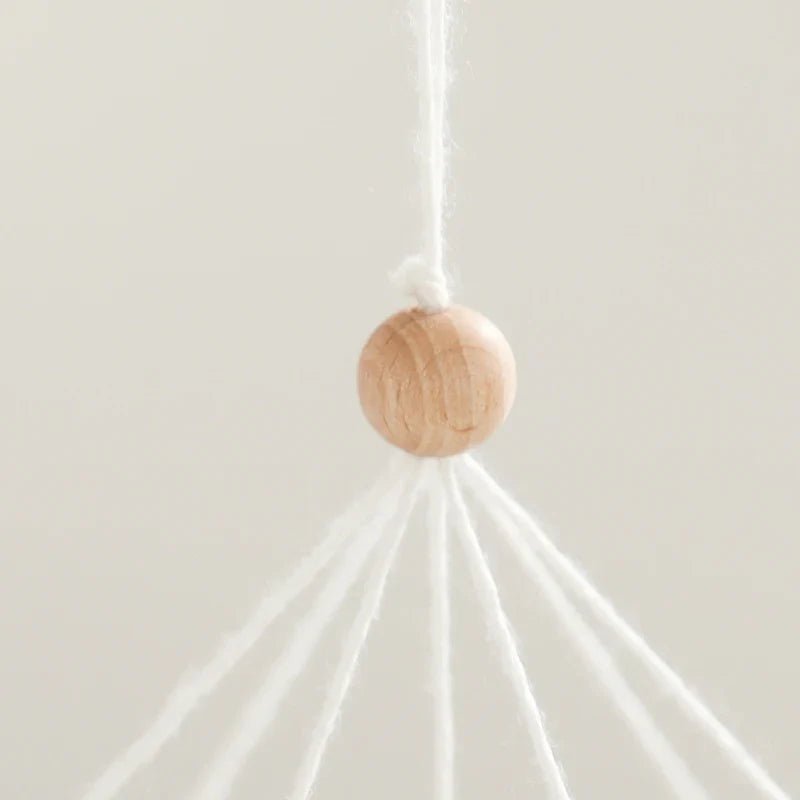 Baby Crib Mobile Wooden Nursery Newborn Sensory Toys - Tophatter Daily Deals