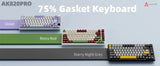 Mechanical Bluetooth Gaming Keyboard 75 Percent Hot Swap - Tophatter Daily Deals