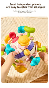 Baby Teether Rattle Hand Grip Sensory Ball Toy Newborn - Tophatter Daily Deals