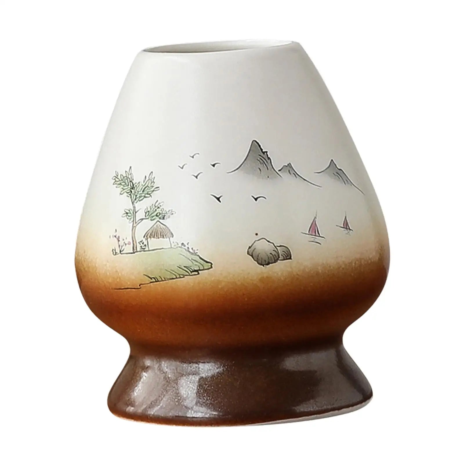 Matcha Whisk Stand Handcrafted Ceramic Holder Tea Ceremony - Tophatter Daily Deals