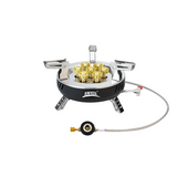 7-Core Camping Gas Stove Multi-Fuel Burner Black Camp Cooking - Tophatter Daily Deals