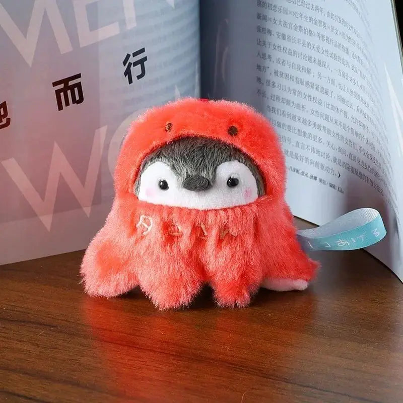 Penguin Ebi Fried Shrimp Prawn Plush Keychain 10cm Octopus Food - Tophatter Daily Deals