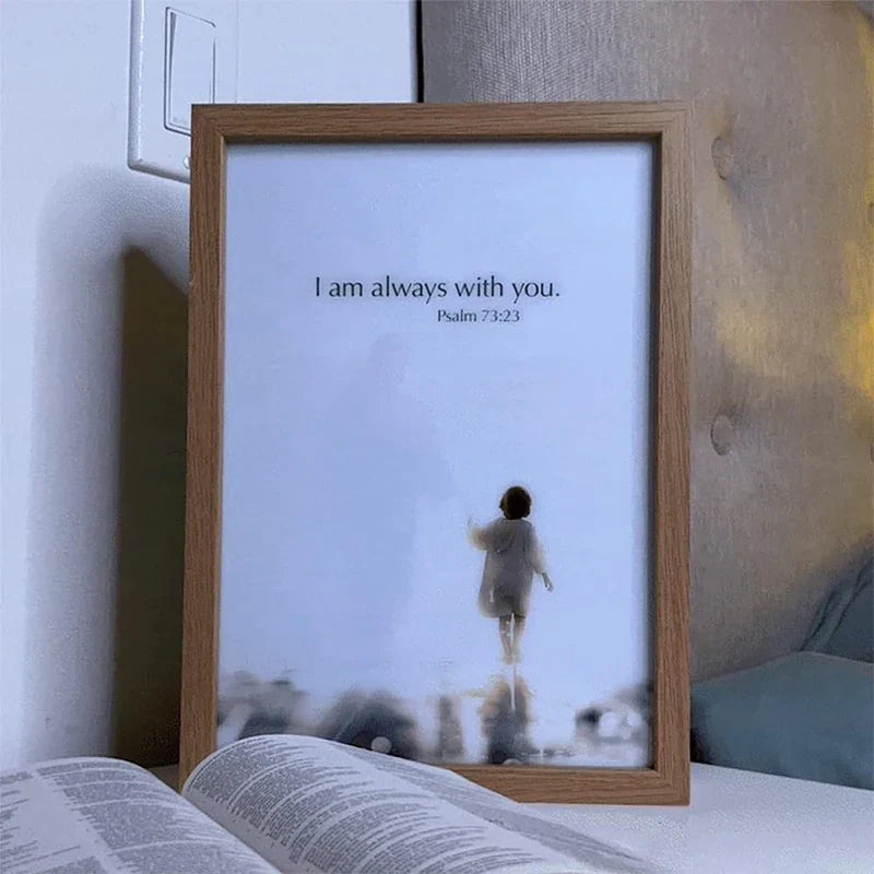 Jesus LED 4D Wall Art Lamp Picture Frame PVC Devotional - Tophatter Daily Deals