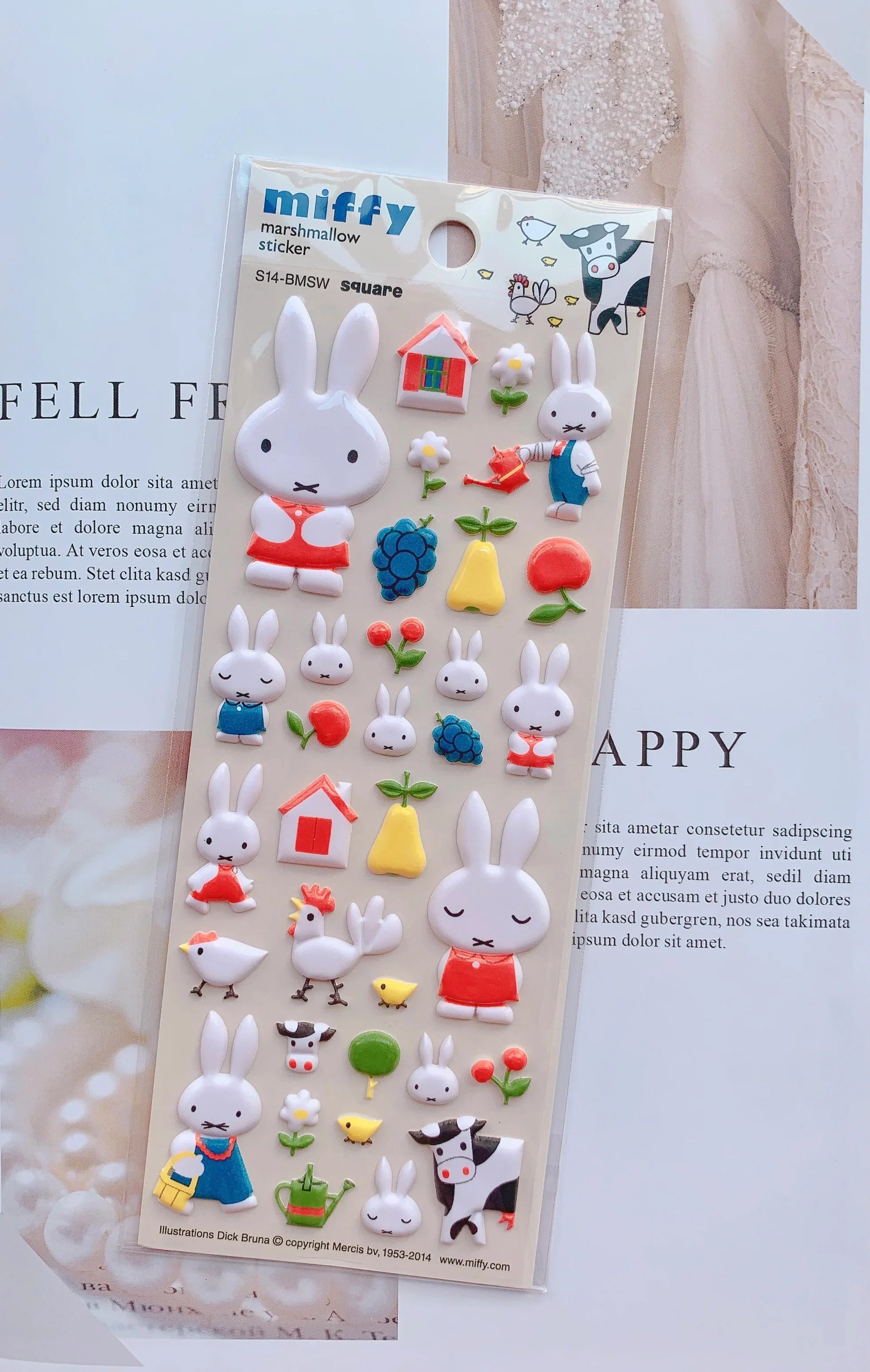 Miffy 3D Stickers Animals - Tophatter Daily Deals