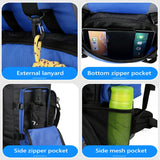 90L Waterproof Camping Backpack with Cover Blue Backpacks - Tophatter Daily Deals