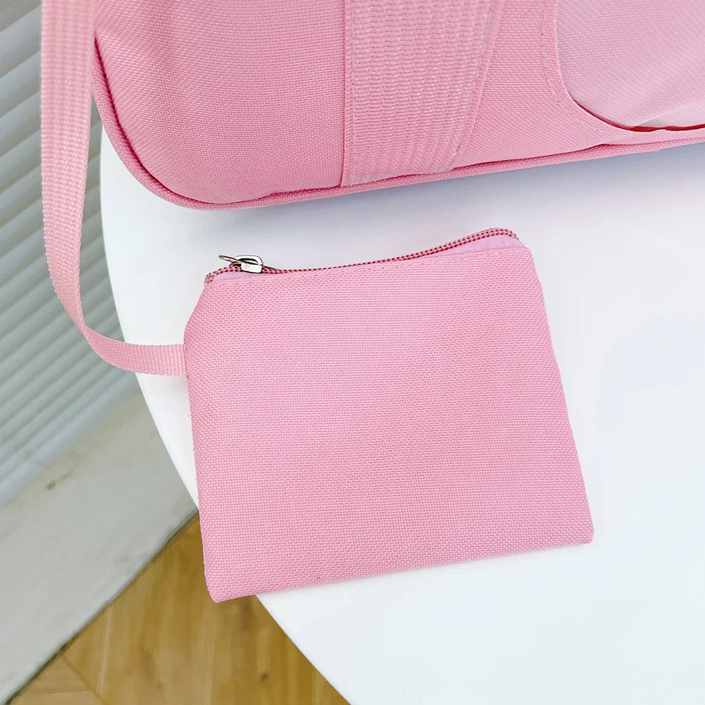 Heart PU Leather Laptop Bag Pastel Handbag Top Handle Japanese Style School Bag - Tophatter Daily Deals