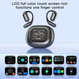 AI Translation Open Ear Earbuds With LCD Touch Screen - Tophatter Daily Deals