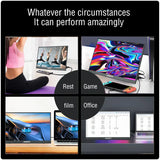 16 Inch Portable Touch Monitor 1920x1200 HDR10 Low Blue - Tophatter Daily Deals
