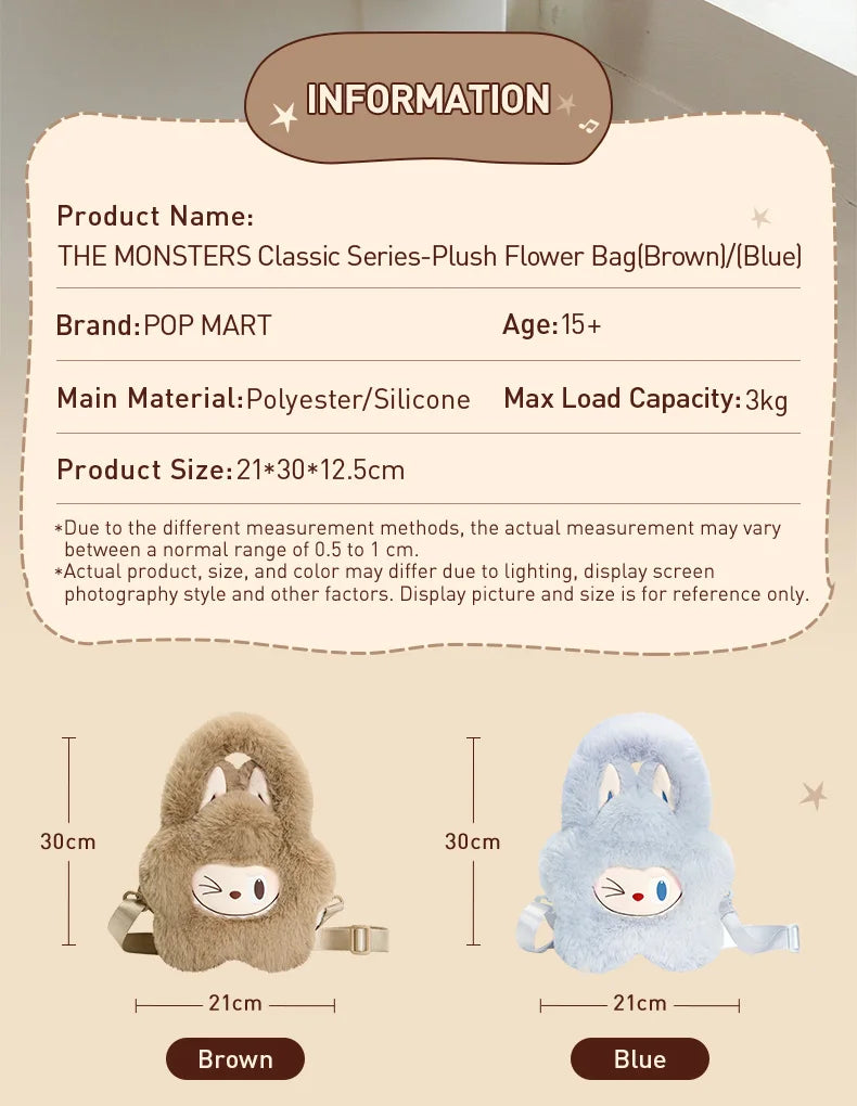 Genuine Pop Mart The Monsters Labubu Classic Series - Plush Flower Bag Mythical - Tophatter Daily Deals