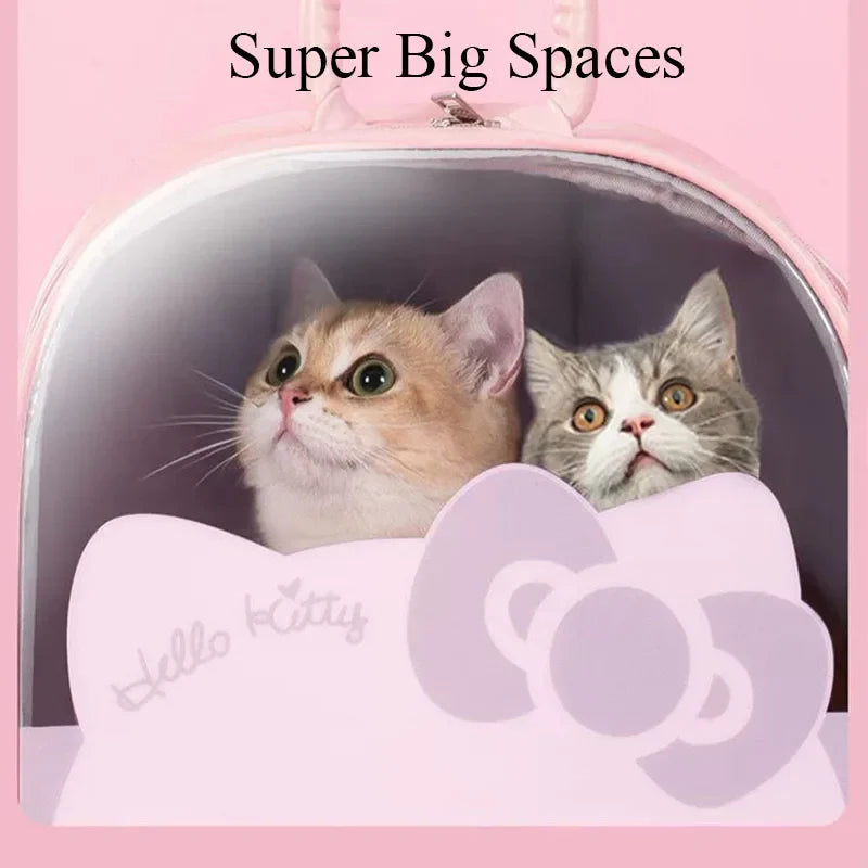 Hello Kitty Window Breathable Travel Bag Pet Small Dog Cat Carrier Backpack Animals - Tophatter Daily Deals