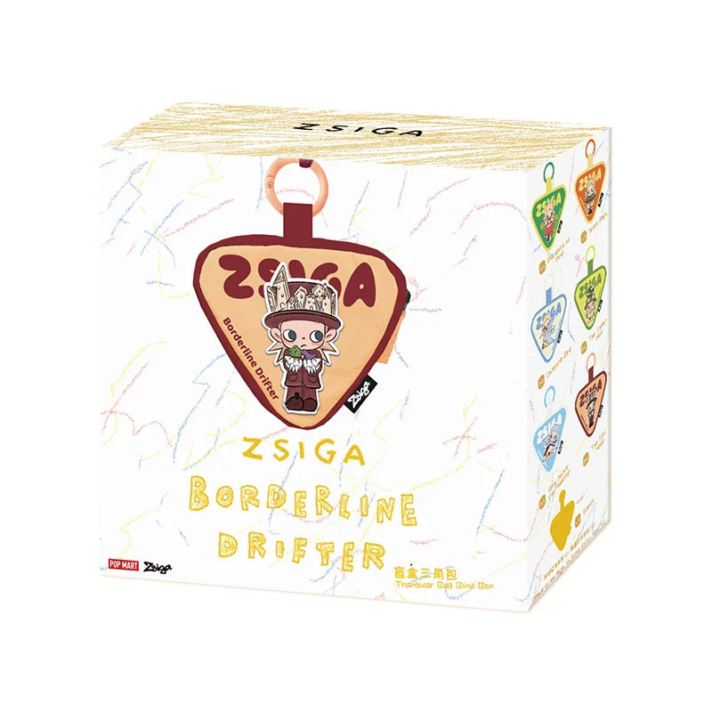 Genuine Pop Mart Zsiga Borderline Drifter Series - Triangular Bag Blind Box 1 Unopened Blind Box Animals - Tophatter Daily Deals