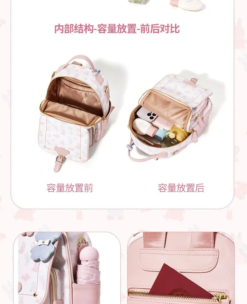 Miffy PU Leather Kawaii Backpack Animals - Tophatter Daily Deals