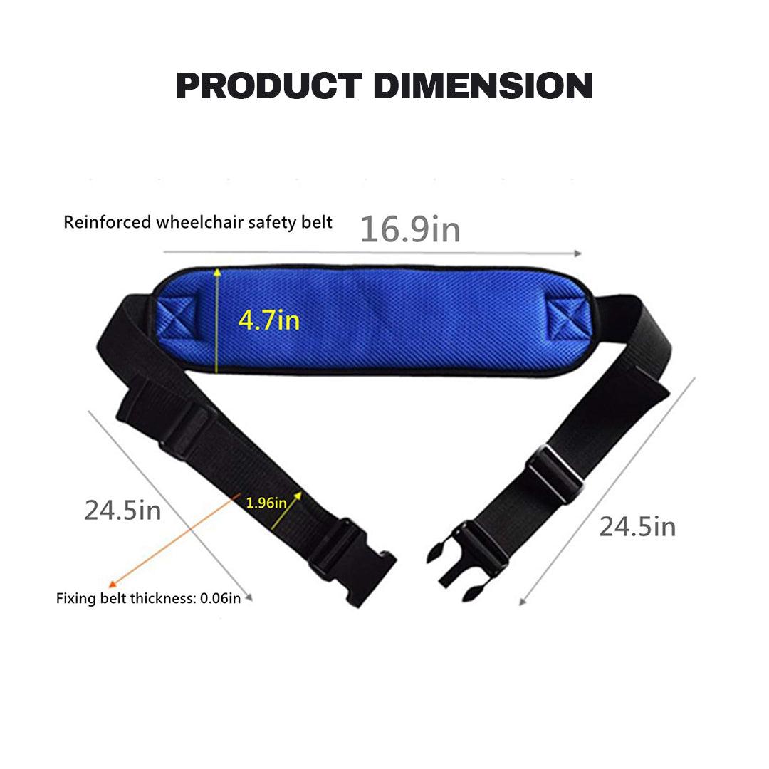 Lap Belts for Wheelchairs - Wheelchair Seat Belt Lap Strap For Wheelchair Or Mobility Scooter Safety Apparel & Accessories - Tophatter Daily Deals