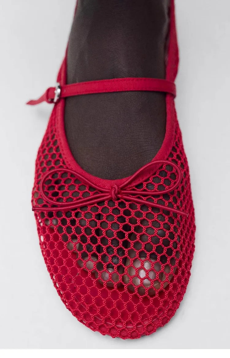 Breathable Women’s Ballet Flats - Mary Jane, Mesh, Summer - Tophatter Daily Deals