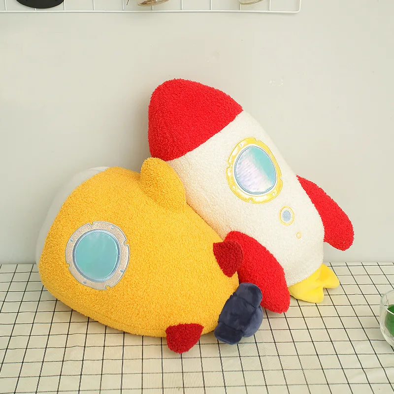 Rocket Spaceship Plane Aeroplane Flight Ship Plush Galaxy Toy Submarine Travel Outer Space - Tophatter Daily Deals