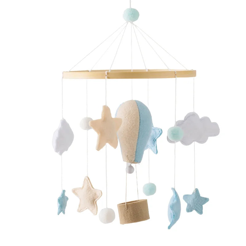 Hot Air Balloon Crib Mobile Newborn Sensory Toys Soothing Balloon-02 - Tophatter Daily Deals