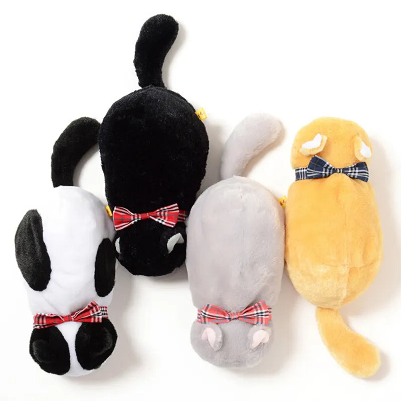 Pencil Case Kawaii Plush Cat Bags For Stationery Neko Animals - Tophatter Daily Deals