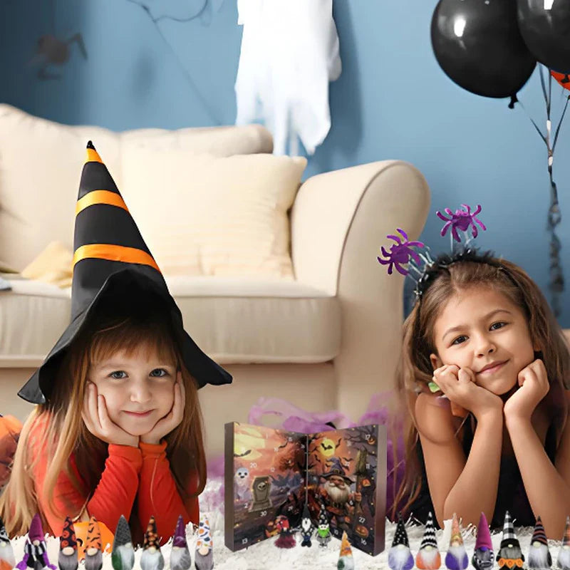 Halloween Gnome Advent Calendar Countdown With 24 Gnomes 2025 - Tophatter Daily Deals