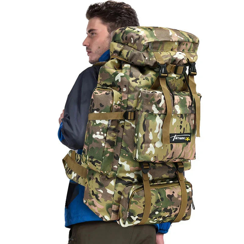 Outdoor Backpack Oxford MOLLE Rucksack Camouflage Backpacks - Tophatter Daily Deals