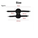 Spring-Loaded Knee Booster Support Pad Black Fitness - Tophatter Daily Deals