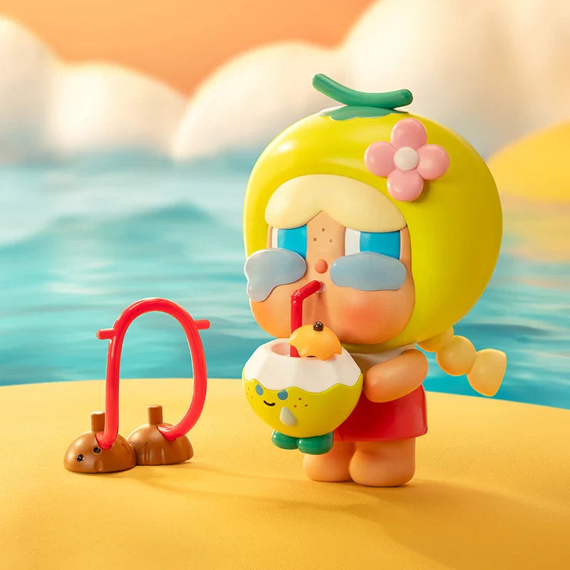 Genuine Pop Mart Crybaby Coconut Figure - Green Mythical - Tophatter Daily Deals