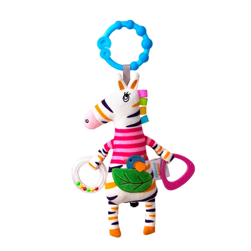 Giraffe Spiral Crib Toy Newborn Sensory Toys Rattle AC-2 - Tophatter Daily Deals
