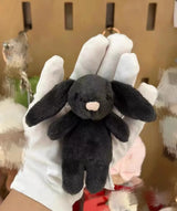 Rabbit Plush Keychain Cute Bunny Bag Charm Soft Gift Black - Tophatter Daily Deals