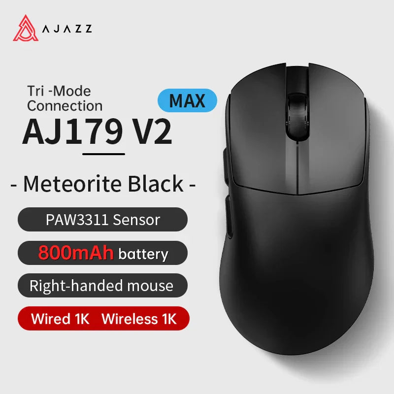 Gaming Mouse Magnetic Charging Ergonomic Lightweight Wireless AJ179 V2 Max-3311-B - Tophatter Daily Deals
