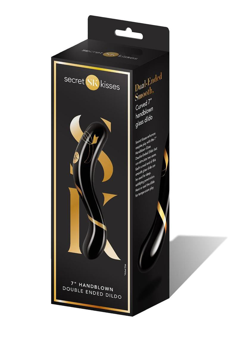 Secret Kisses Handblown Double Ended Dildo 7 Inch > Glass > Dildos - Tophatter Daily Deals