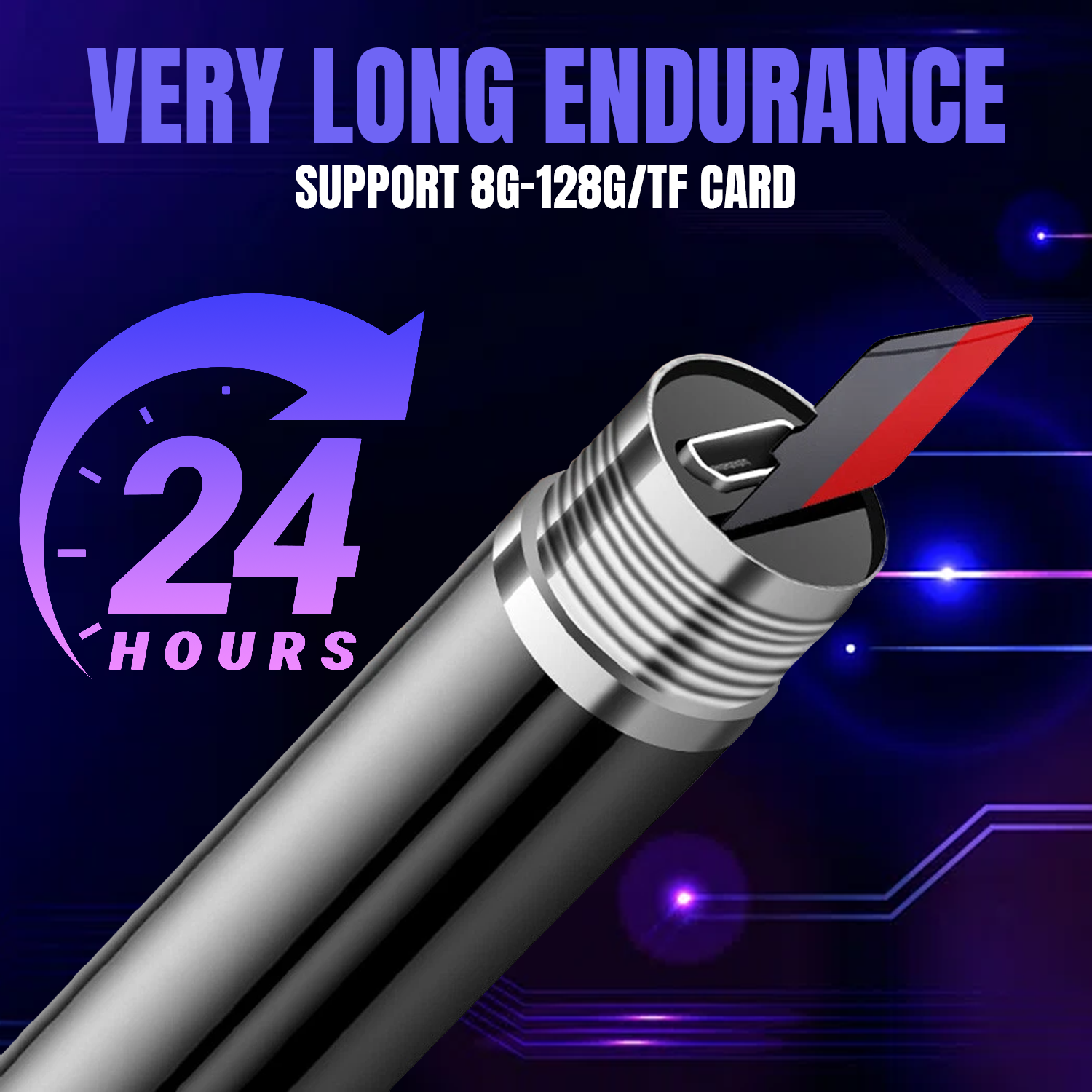 Audio Recording Pen – Digital Voice Recorder with Built-in Microphone and USB Storage Accessories - Tophatter Daily Deals