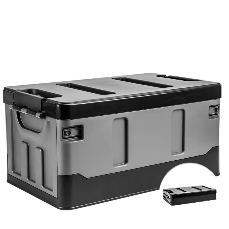Foldable Camping Storage Box Waterproof Black Camp Furniture - Tophatter Daily Deals