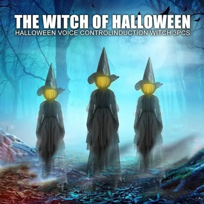 Halloween Witches Light Up Trio Decoration Fall 2025 - Tophatter Daily Deals